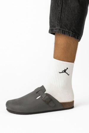 Clogs dark gray(suede)